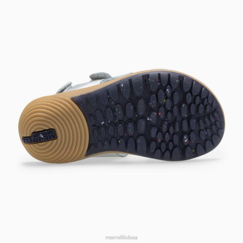 sandália de passos nus (ml161231) DD0T1402 prata Merrell