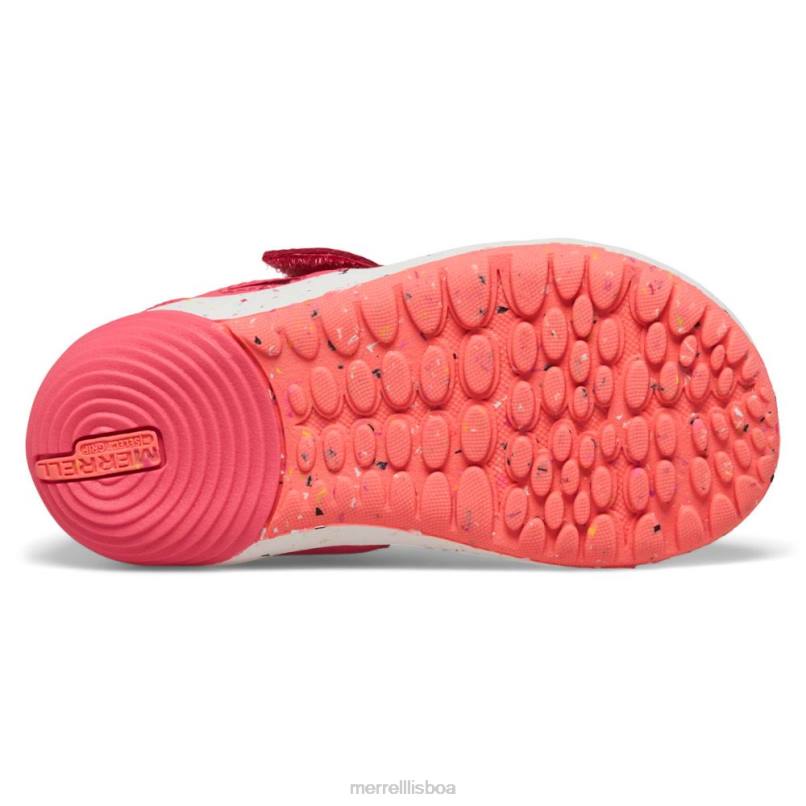 tênis bare steps h2o (ml166804) DD0T1393 coral Merrell