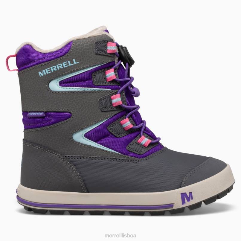 bota banco de neve 3.0 (mk166223k) DD0T1484 ultra violeta/cinza Merrell