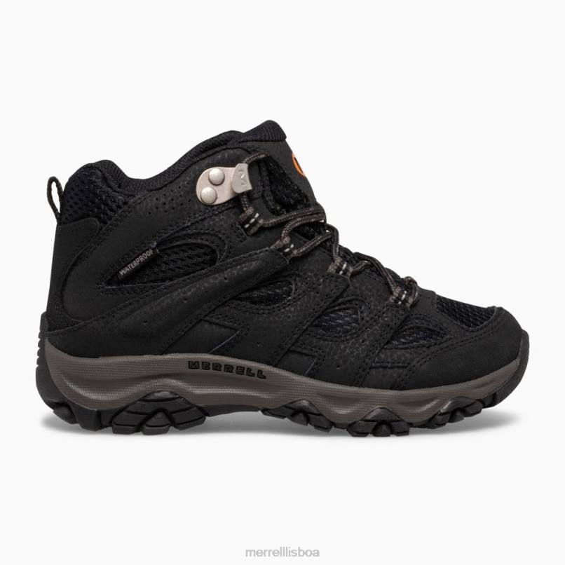 bota impermeável moab 3 mid (mk265702) DD0T1431 preto Merrell