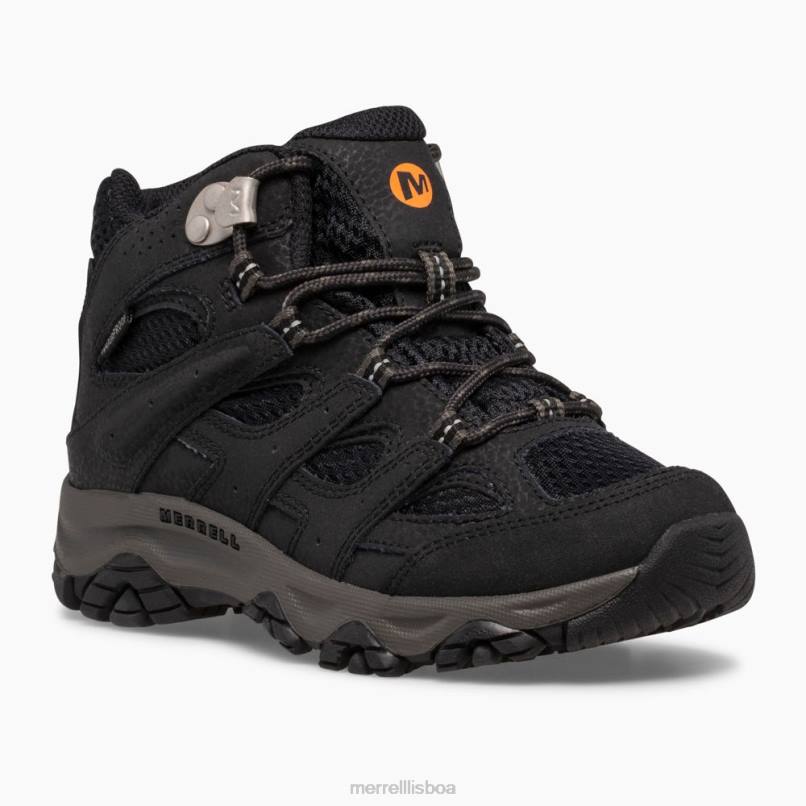 bota impermeável moab 3 mid (mk265702) DD0T1431 preto Merrell
