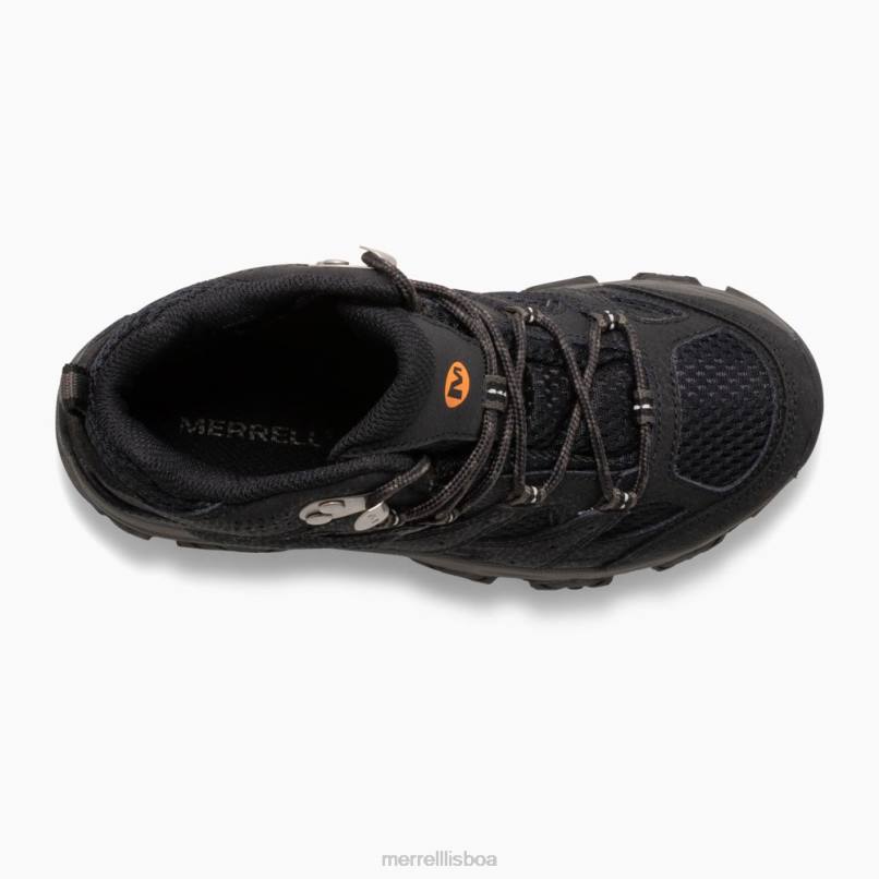 bota impermeável moab 3 mid (mk265702) DD0T1431 preto Merrell