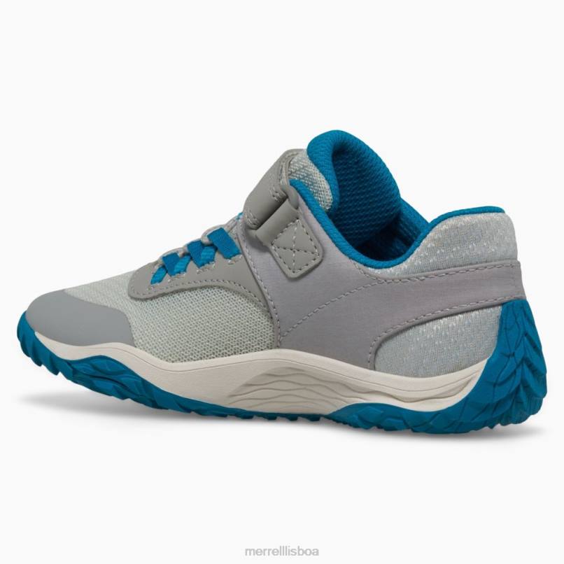 luva de trilha 7 a/c (mk266793) DD0T1442 cinza/azul/limão Merrell