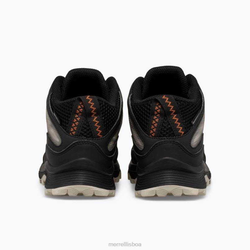 moab speed mid à prova d'água (mk265424) DD0T1378 preto Merrell