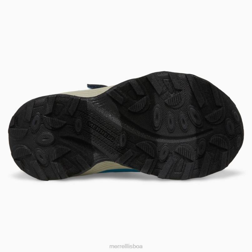 moab velocidade baixa ar condicionado jr. tênis impermeável (ml267122) DD0T1368 marinho/oi viz Merrell