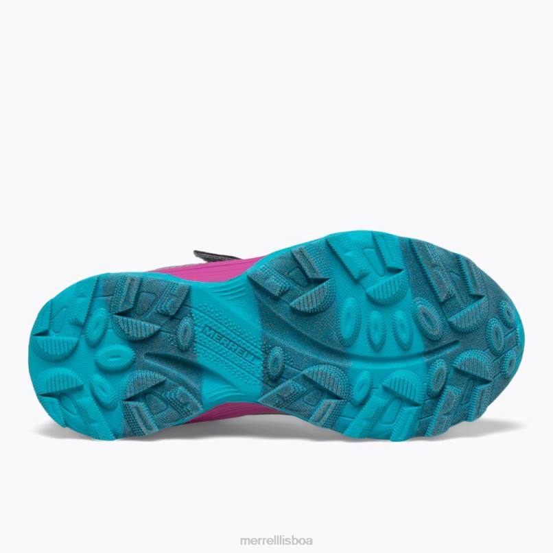 moab velocidade baixa ar condicionado à prova d'água (mk165211) DD0T1362 cinza/prata/turquesa Merrell