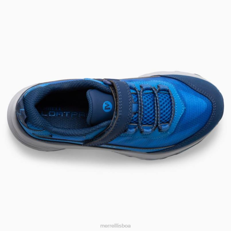 moab velocidade baixa ar condicionado à prova d'água (mk265979) DD0T1363 azul Merrell