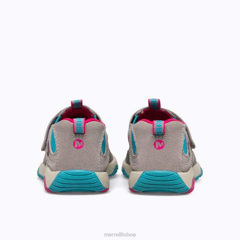 moc de selva livre (mk165222) DD0T1425 cinza/turque/berry Merrell