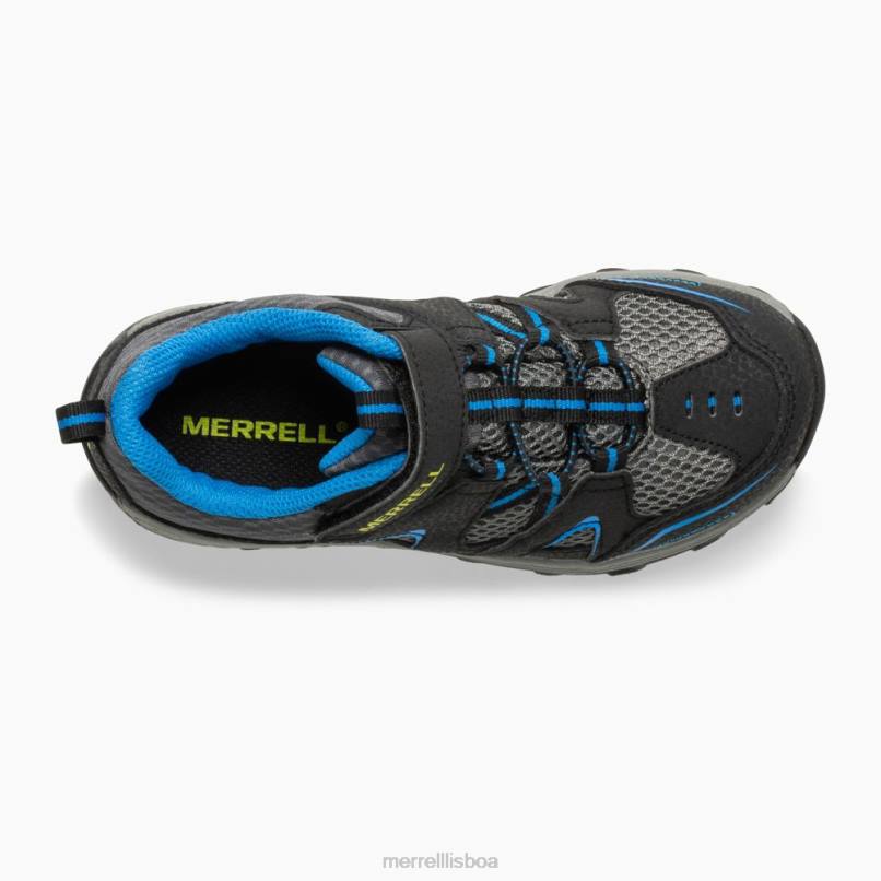 sapato caçador de trilha (mk261971) DD0T1463 Preto Azul Merrell