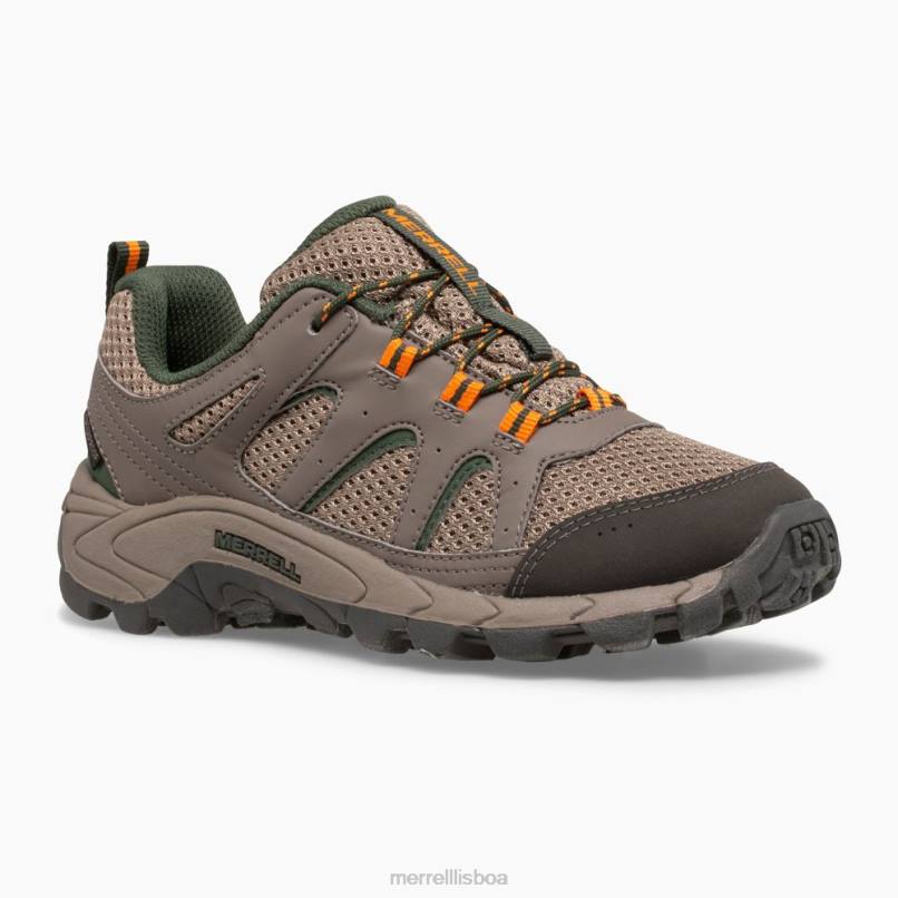 tênis impermeável de renda baixa oakcreek (mk264771) DD0T1448 pedregulho Merrell