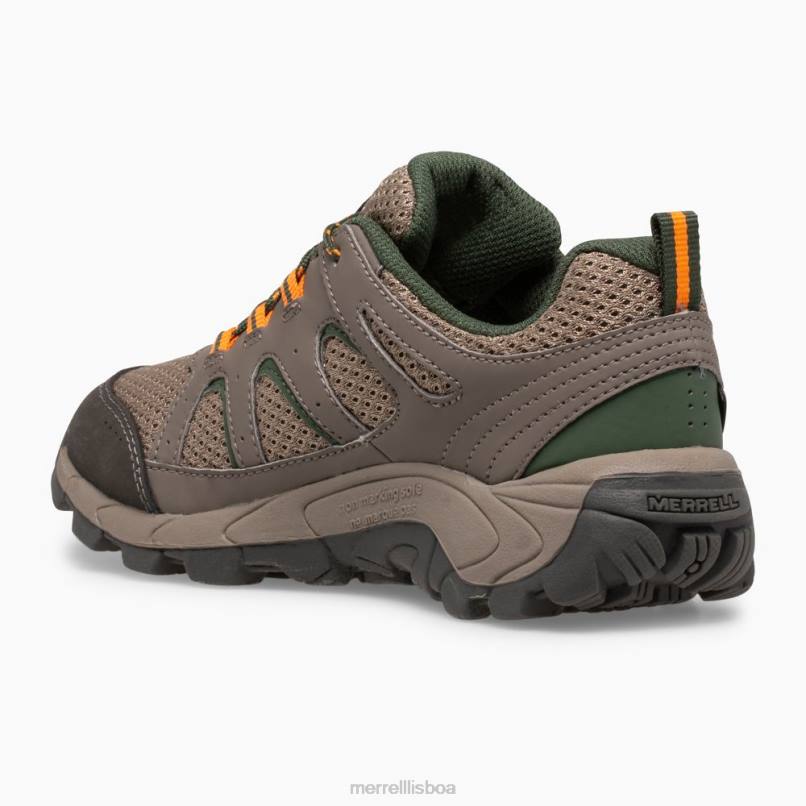 tênis impermeável de renda baixa oakcreek (mk264771) DD0T1448 pedregulho Merrell