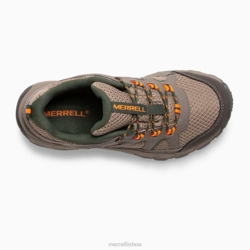 tênis impermeável de renda baixa oakcreek (mk264771) DD0T1448 pedregulho Merrell