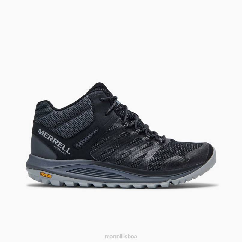 nova 2 mid à prova d'água (j035579) DD0T208 preto Merrell
