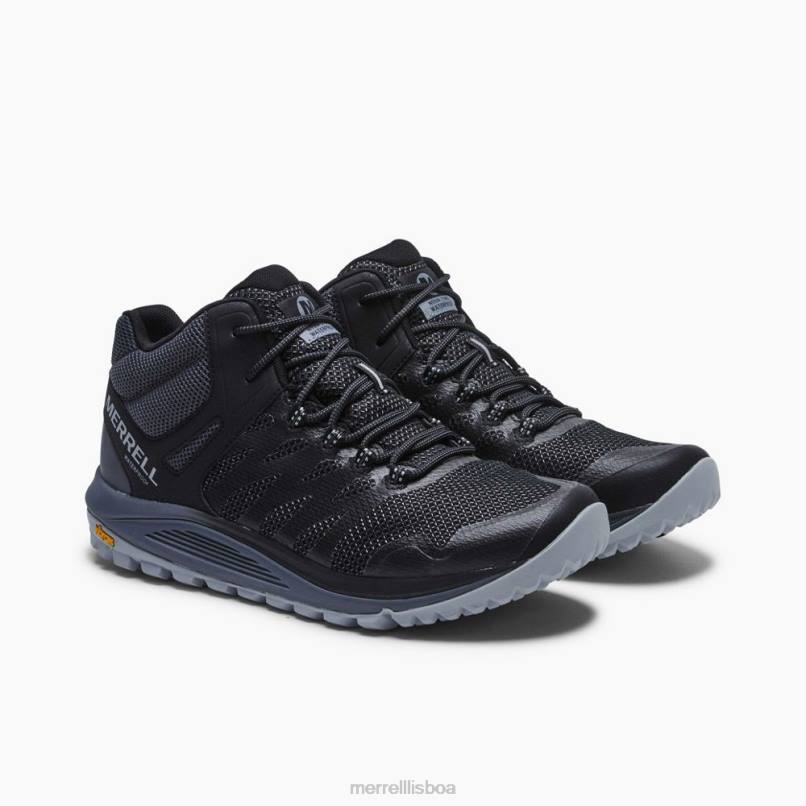 nova 2 mid à prova d'água (j035579) DD0T208 preto Merrell