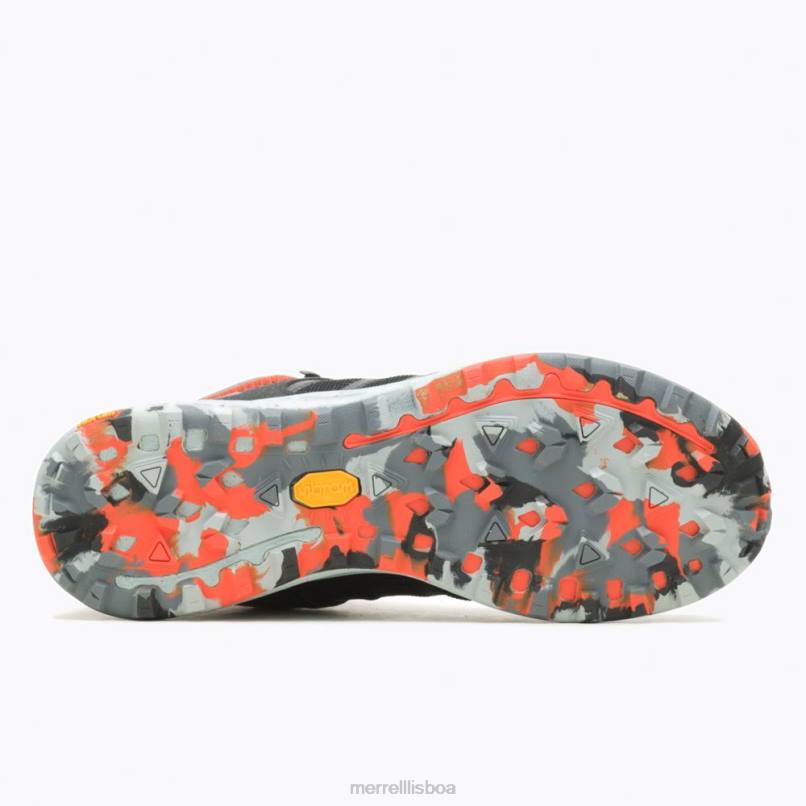 nova 3 mid gore-tex (j067615) DD0T42 preto/tangerina Merrell