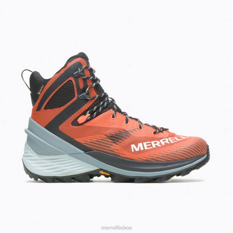 caminhante desonesto mid gore-tex (j037147) DD0T35 laranja Merrell