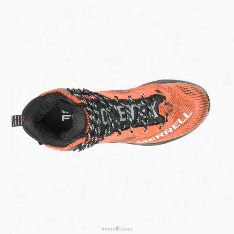 caminhante desonesto mid gore-tex (j037147) DD0T35 laranja Merrell