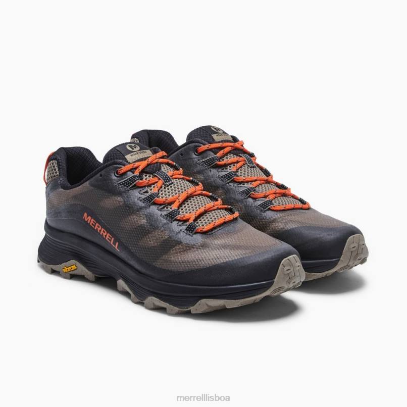 largura larga da velocidade moab (j066779w) DD0T751 tigrado Merrell