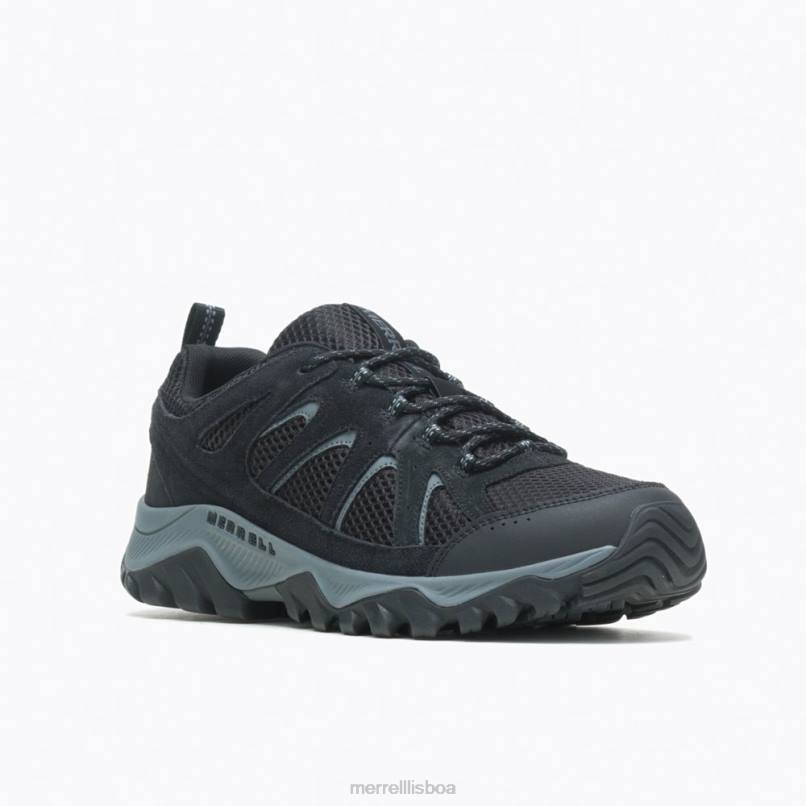 largura larga de Oakcreek (j036305w) DD0T395 preto Merrell