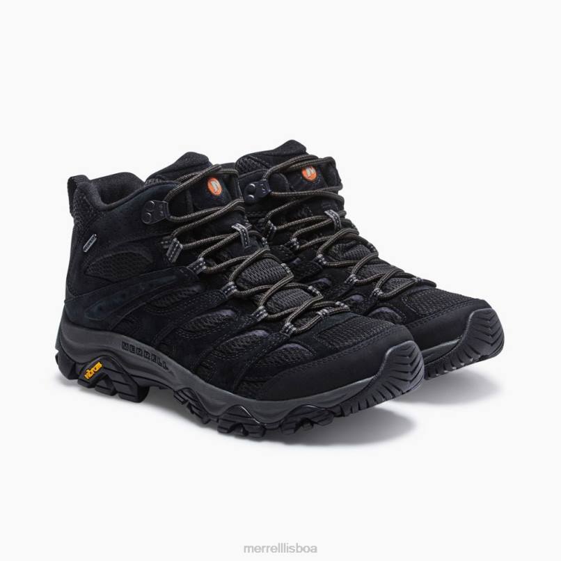 moab 3 médio à prova d'água (j035835) DD0T129 preto Merrell