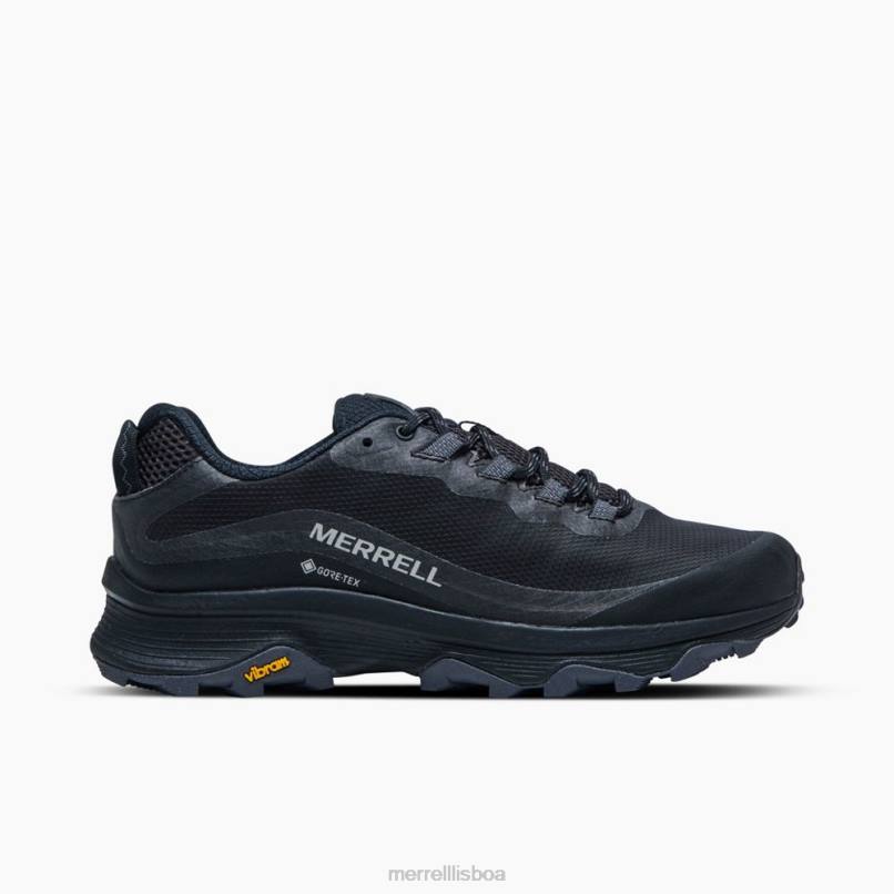 moab speed gore-tex (j067083) DD0T23 preto/asfalto Merrell