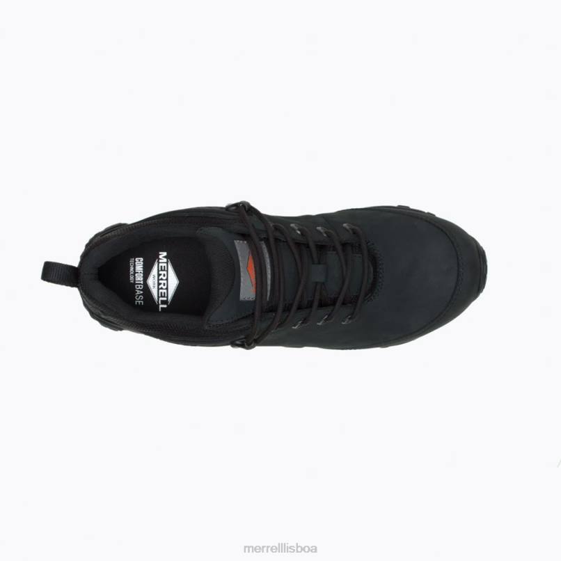 camaleão fluxo couro impermeável fibra de carbono (j003899) DD0T659 preto Merrell