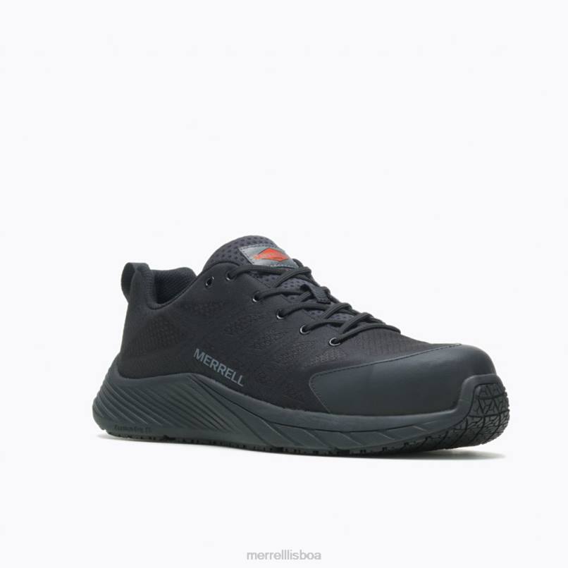 largura larga de fibra de carbono de vôo moab (j004625w) DD0T439 preto Merrell