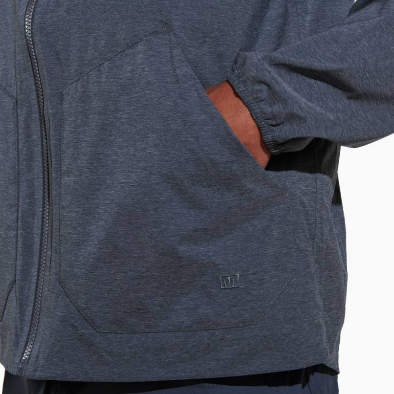 capa de chuva compacta alpina (jms26321-003) DD0T702 urze preta Merrell