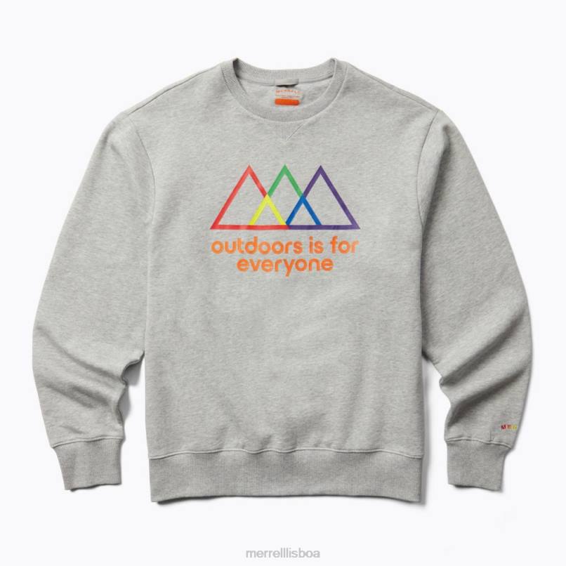 ao ar livre é para todos moletom com gola redonda (jms26875-050) DD0T748 urze cinza Merrell