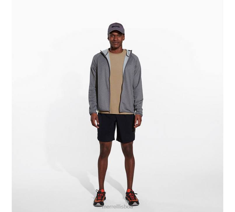 moletom com capuz geotex com zíper completo (jms26325-059) DD0T550 urze rochosa Merrell