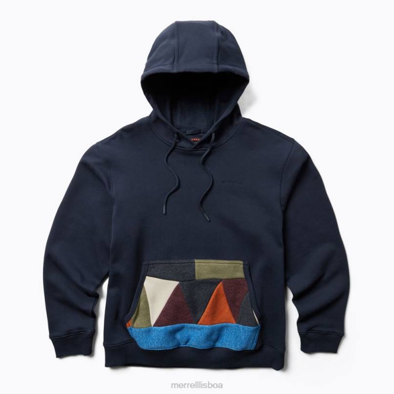 pulôver de sucata com capuz (jms26641-353) DD0T558 marinha Merrell