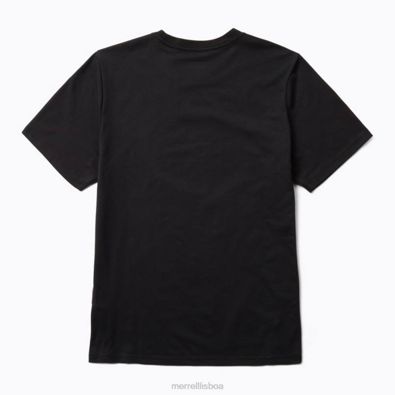 camiseta de manga curta (jms26681-010) DD0T451 preto Unlikely Hikers X Merrell