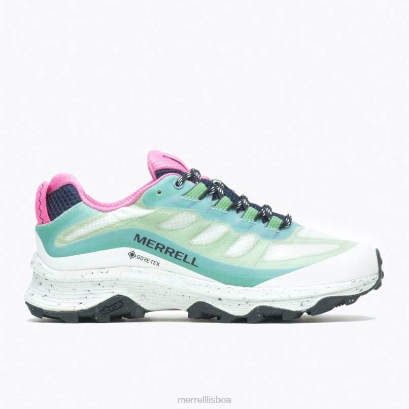 moab speed gore-tex x suada betty (j500238) DD0T1270 fumaça azul Merrell