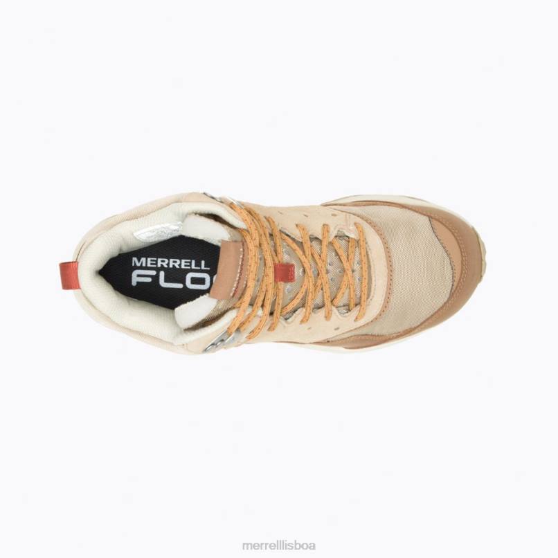 velocidade solo mid à prova d'água (j005386) DD0T829 tabaco/ouro Merrell