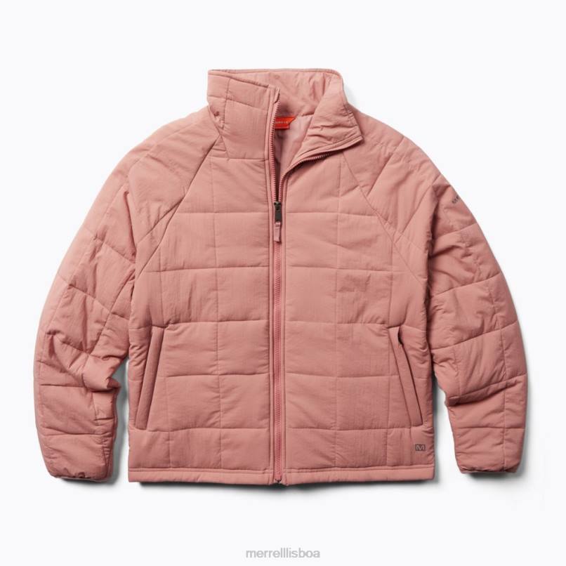 jaqueta isolada para terreno (jwf26547-627) DD0T1323 cinza rosa Merrell