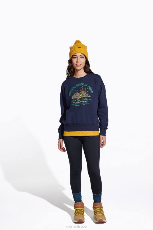 equipe de estado de espírito externo (jwf26634-353) DD0T1153 marinha Merrell