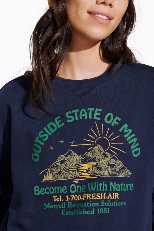 equipe de estado de espírito externo (jwf26634-353) DD0T1153 marinha Merrell