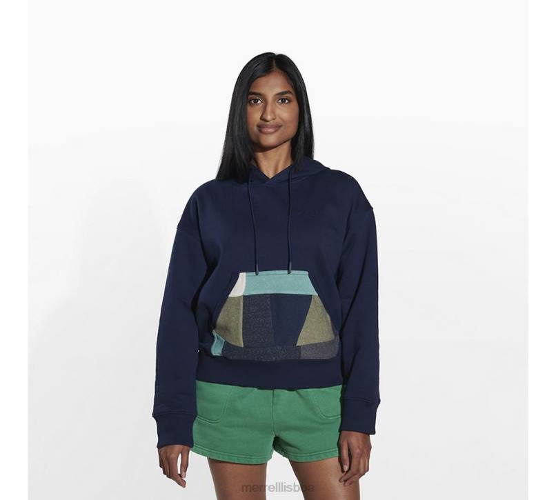 pulôver de sucata com capuz (jws26642-353) DD0T1240 marinha Merrell