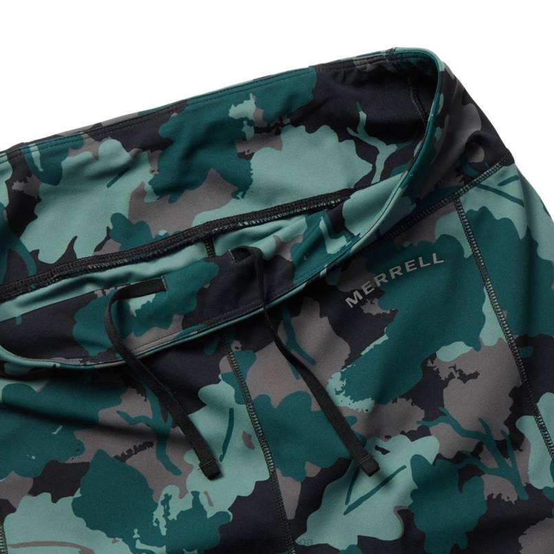 legging para corrida de trilha (jwf26560-330) DD0T1194 impressão de folha de musgo marinho Merrell