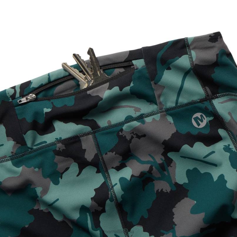 legging para corrida de trilha (jwf26560-330) DD0T1194 impressão de folha de musgo marinho Merrell