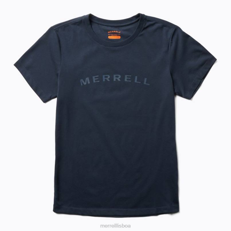 camiseta de manga curta com marca nominativa (jws26368-353) DD0T1302 marinha Merrell