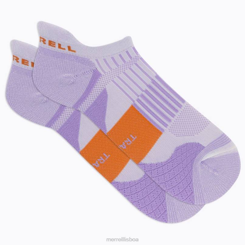 meia com guia para corredor de trilha almofadada (jss27023-500) DD0T420 roxo Merrell